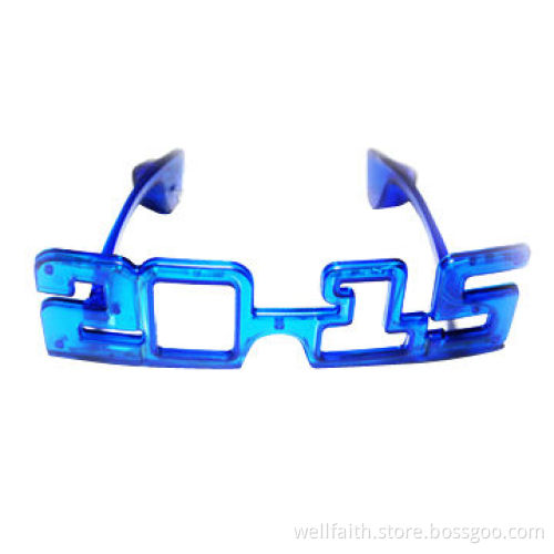 2015 Shaped Party LED Sunglasses for New Year's Party, with CE, RoHS Marks, 15*7.5*21cm Size